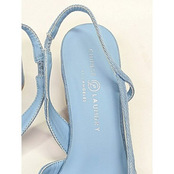 Chinese Laundry Rozie Women's Denim Slingback Pump Size 10 (MSRP $80) - Picture 5 of 7